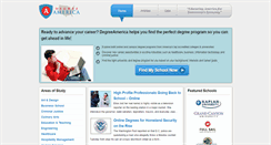 Desktop Screenshot of degreeamerica.com