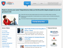Tablet Screenshot of degreeamerica.com